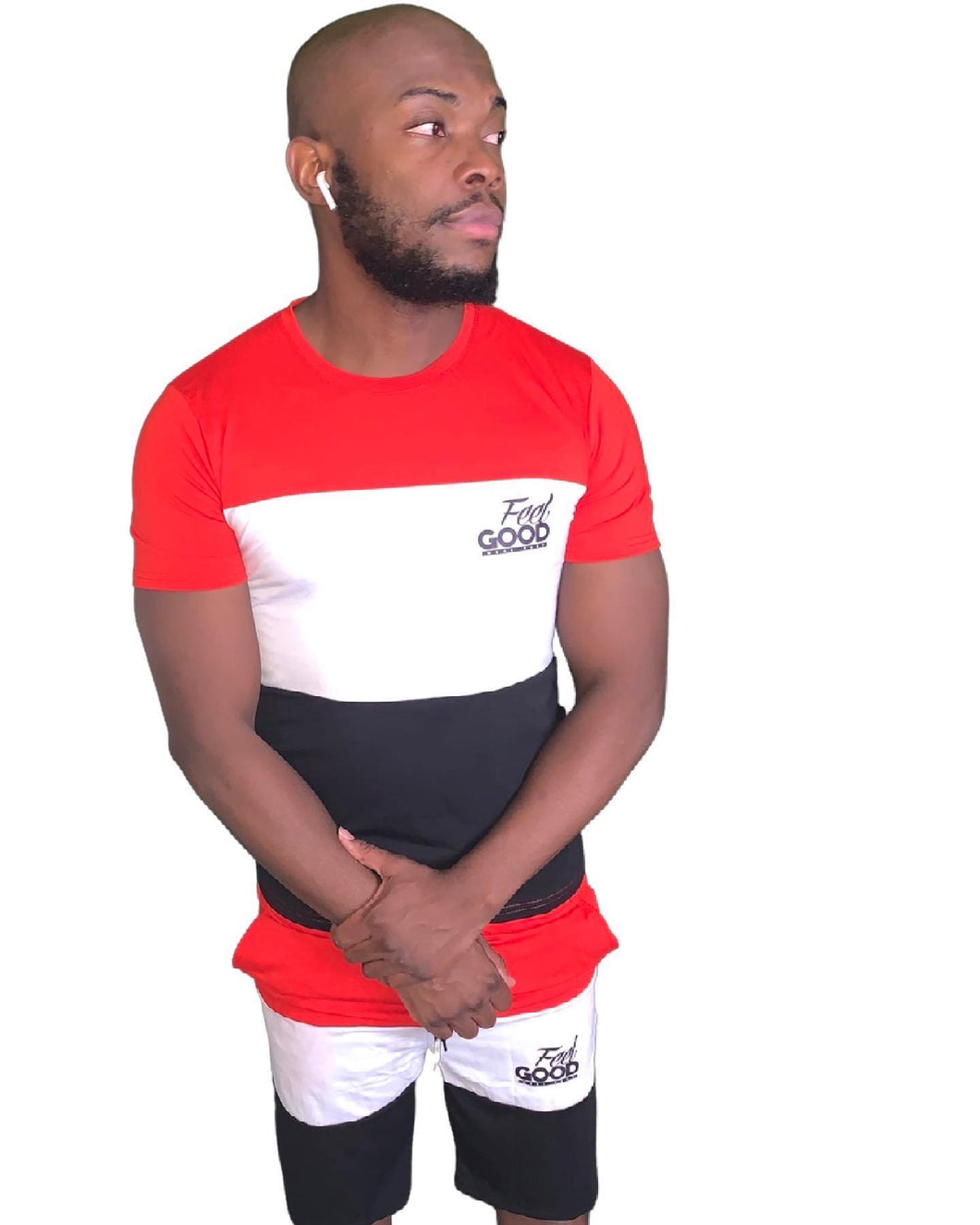 Men Red Track Set